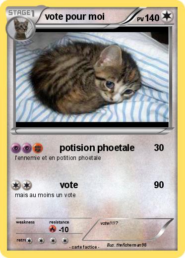 Pokemon vote pour moi