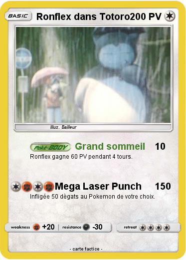 Pokemon Ronflex dans Totoro