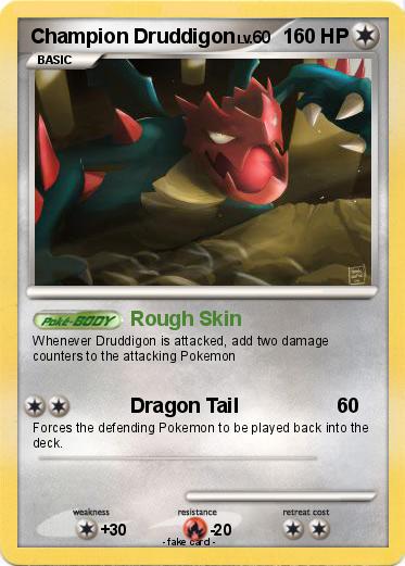 Pokemon Champion Druddigon