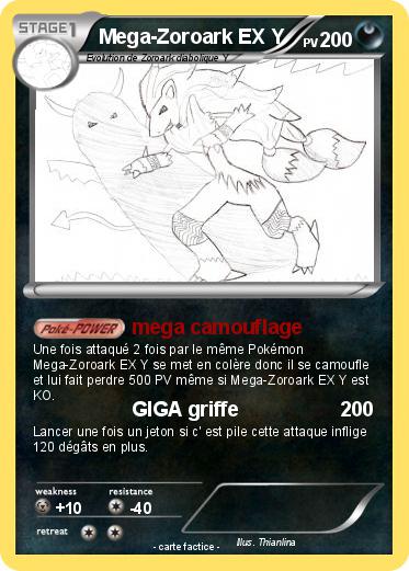Pokemon Mega-Zoroark EX Y