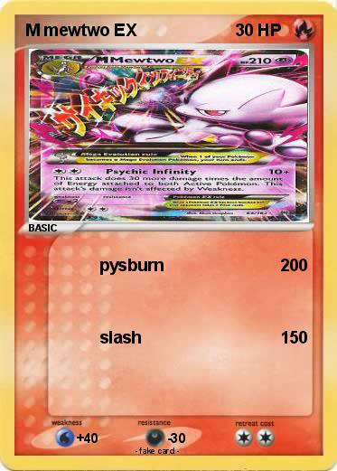 Pokemon M mewtwo EX