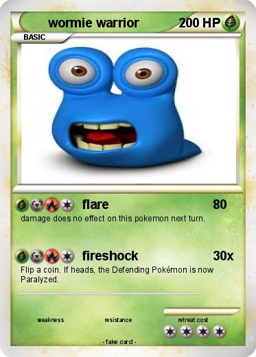 Pokemon wormie warrior