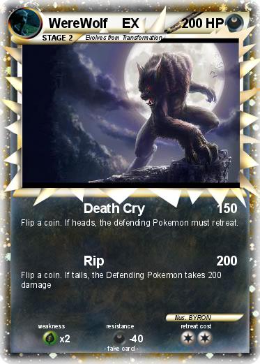 Pokemon WereWolf    EX