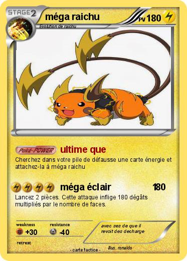 Pokemon méga raichu