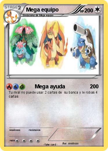 Pokemon Mega equipo