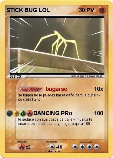 Pokemon STICK BUG LOL