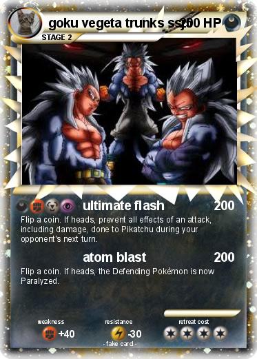 Pokemon goku vegeta trunks ssj5