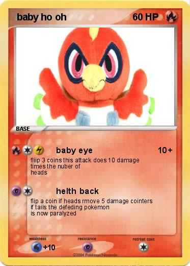 Pokemon  baby ho oh