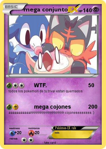 Pokemon mega conjunto