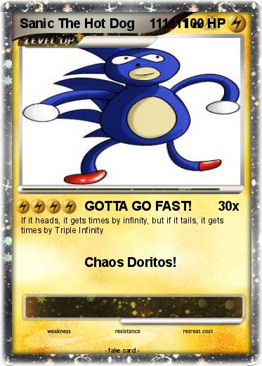 Pokemon Sanic The Hot Dog    111111