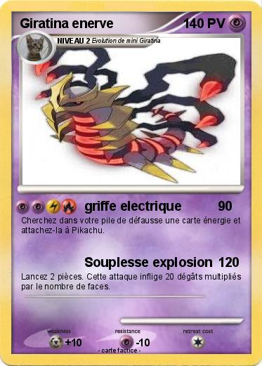 Pokemon Giratina enerve