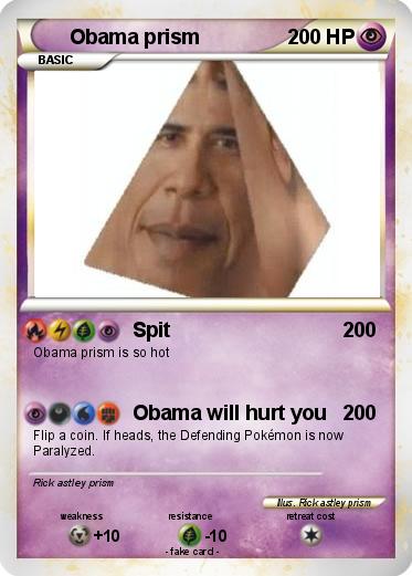Pokemon Obama prism