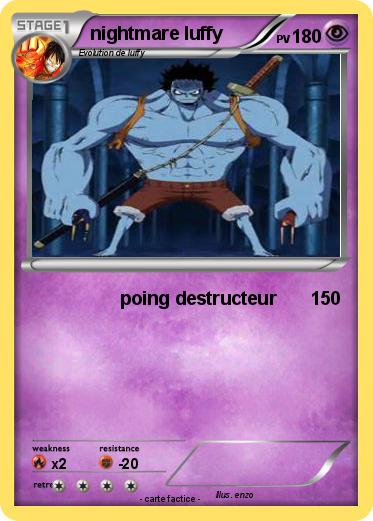 Pokemon nightmare luffy