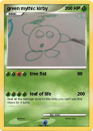 Pokemon green mythic kirby