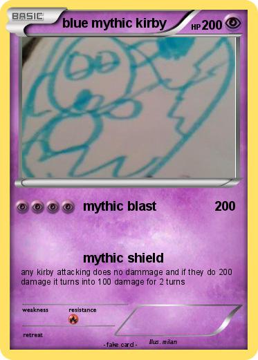 Pokemon blue mythic kirby