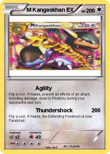 Pokemon M Kangaskhan EX