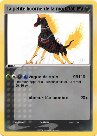 Pokemon la petite licorne de la mort