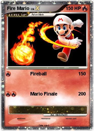 Pokemon Fire Mario