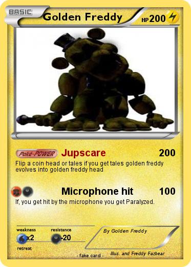 Pokemon Golden Freddy