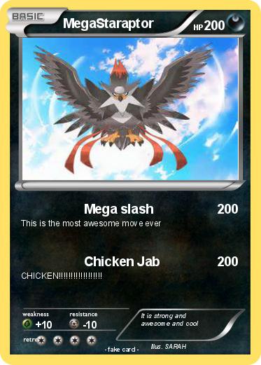 Pokemon MegaStaraptor