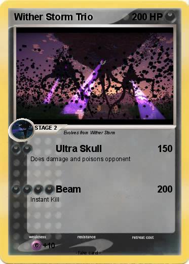 Pokemon Wither Storm Trio