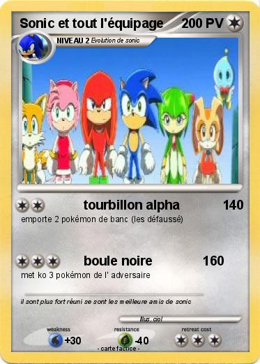 Pokemon Sonic et tout l'équipage