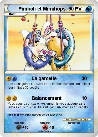 Pokemon Pimboli et Mimihops