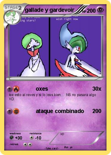Pokemon gallade y gardevoir