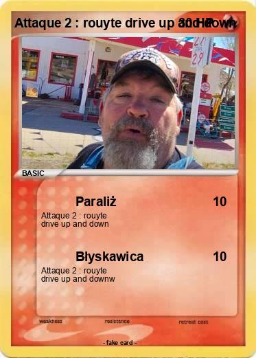 Pokemon Attaque 2 : rouyte drive up and down