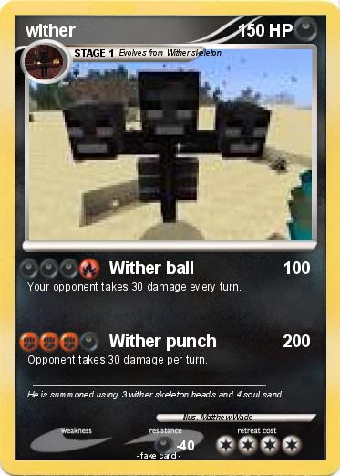 Pokemon wither