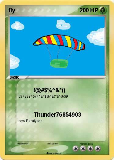 Pokemon fly