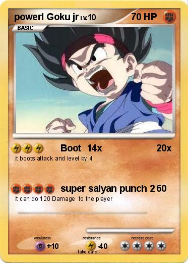 Pokemon powerl Goku jr