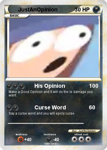 Pokemon JustAnOpinion