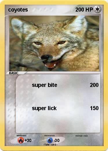 Pokemon coyotes