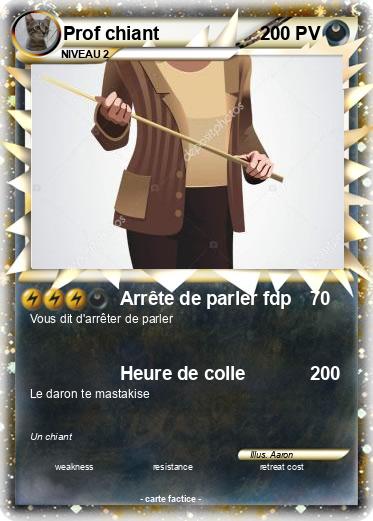 Pokemon Prof chiant