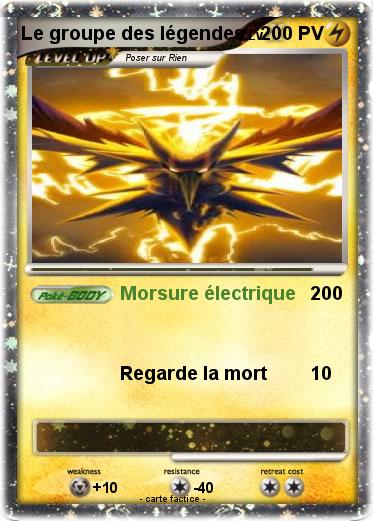 Pokemon Le groupe des légendes