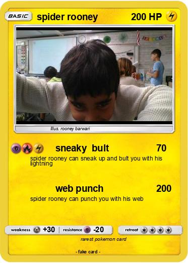 Pokemon spider rooney