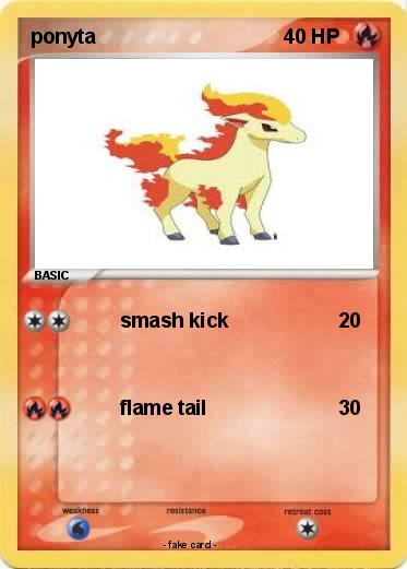 Pokemon ponyta