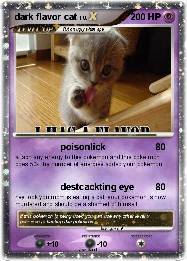 Pokemon dark flavor cat