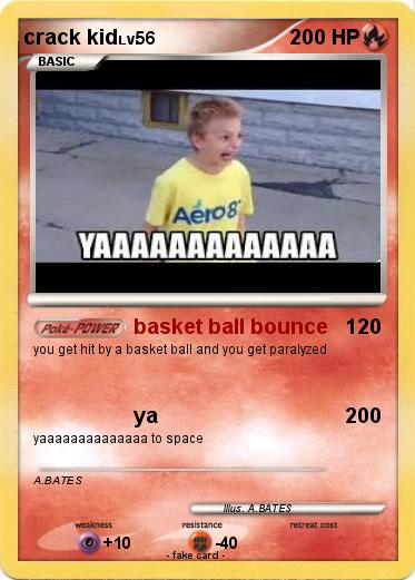 Pokemon crack kid