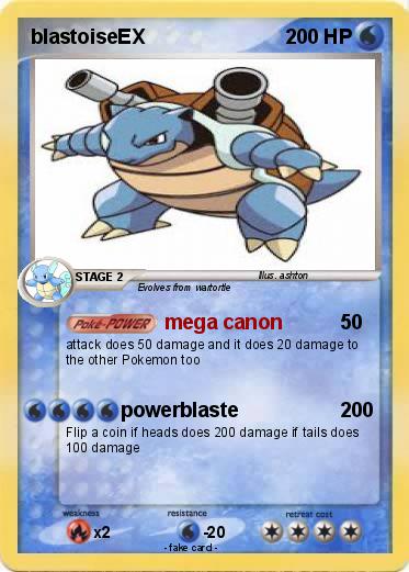Pokemon blastoiseEX