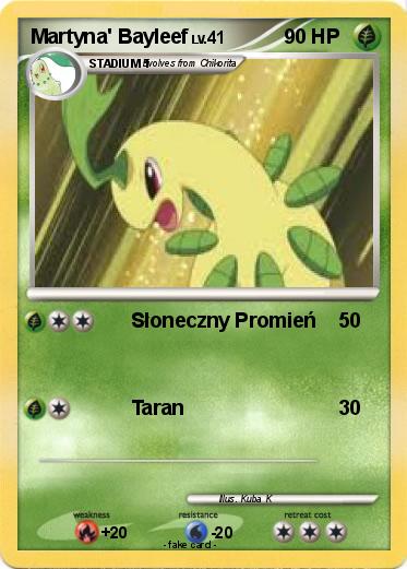 Pokemon Martyna' Bayleef