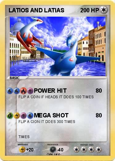 Pokemon LATIOS AND LATIAS