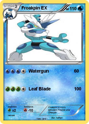 Pokemon Froakpin EX