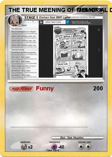 Pokemon THE TRUE MEENING OF MEMORIAL DAY