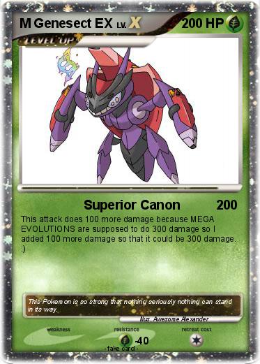 Pokemon M Genesect EX