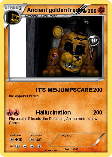 Pokemon Ancient golden freddy