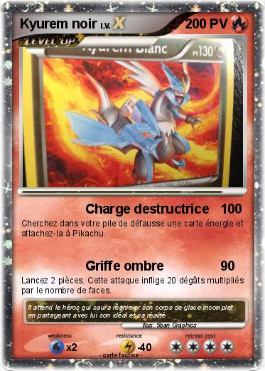 Pokemon Kyurem noir