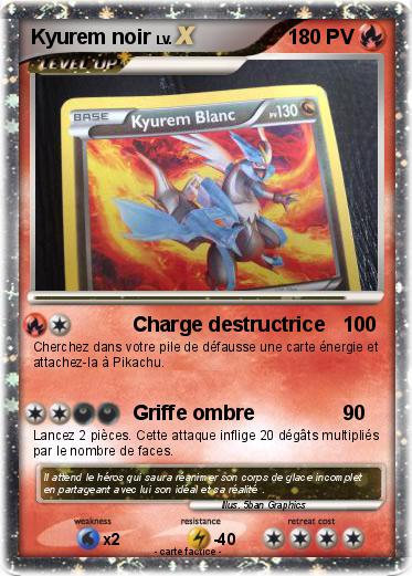 Pokemon Kyurem noir