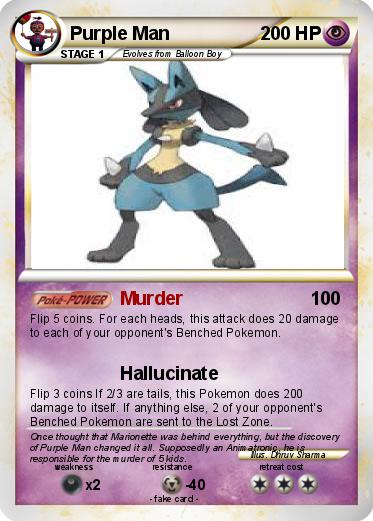 Pokemon Purple Man